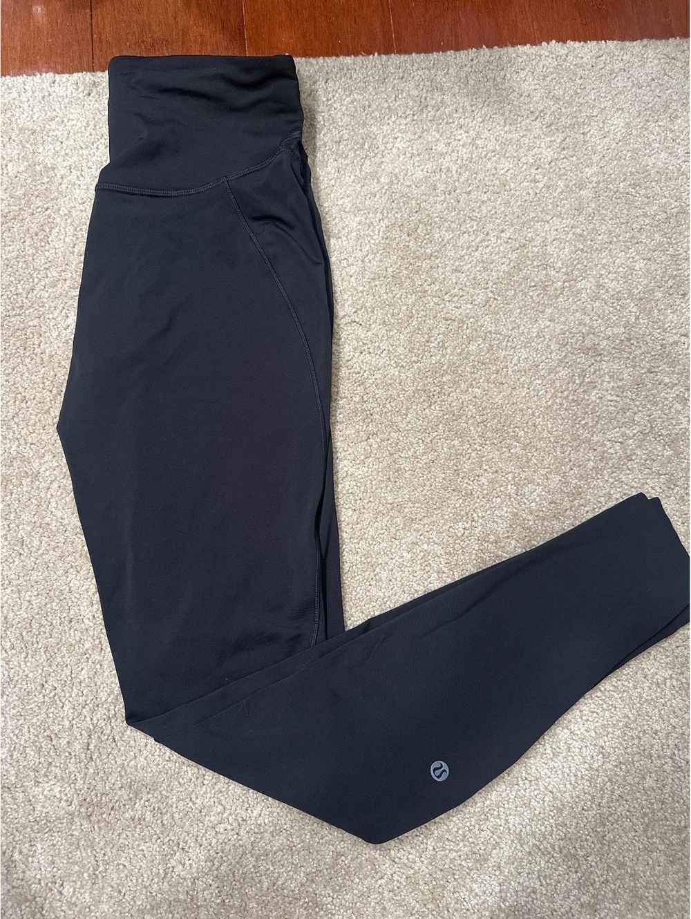 (4)Lululemon Black High-Rise Leggings Size 4